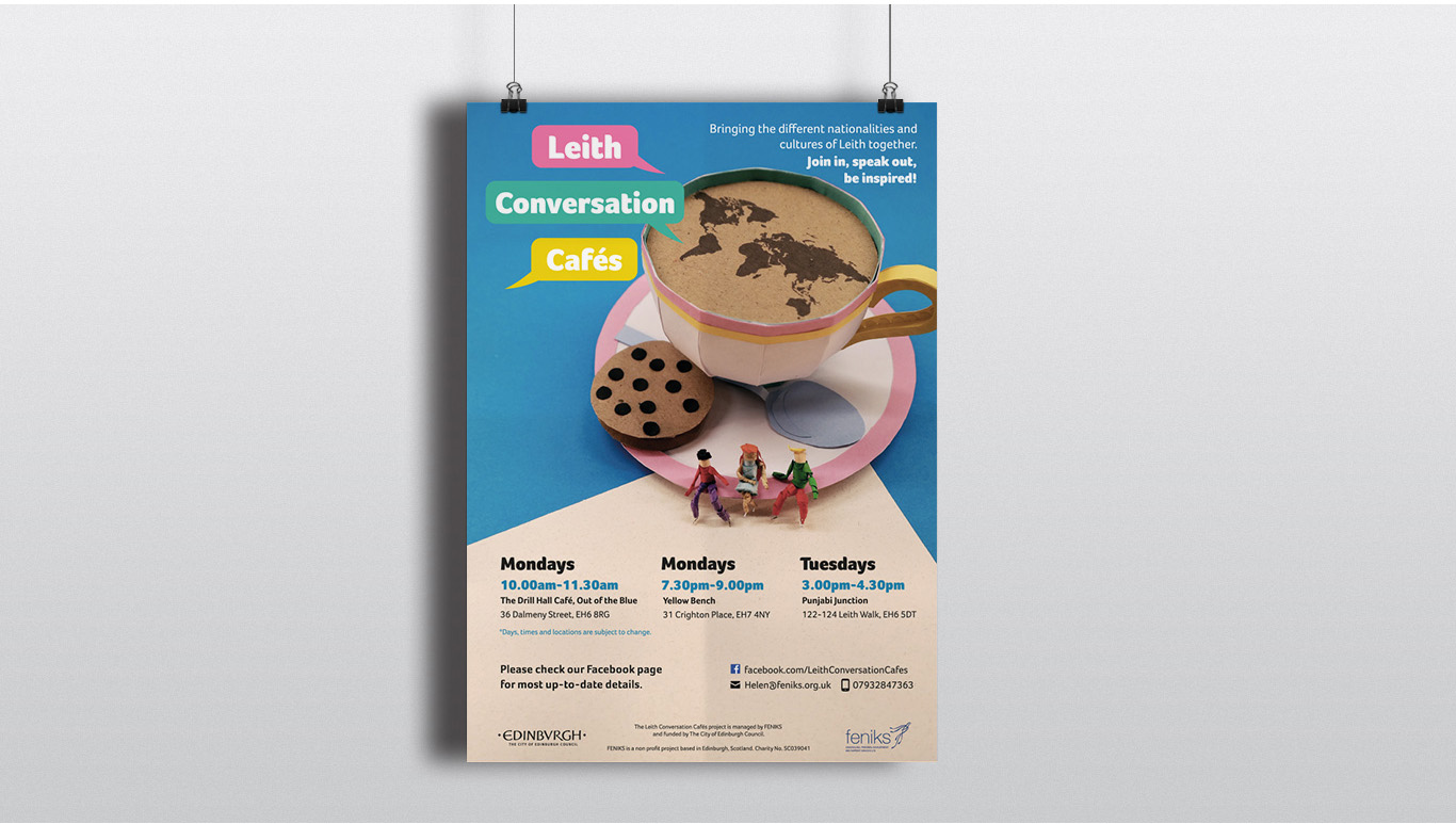 Leith Conversation Cafés Poster